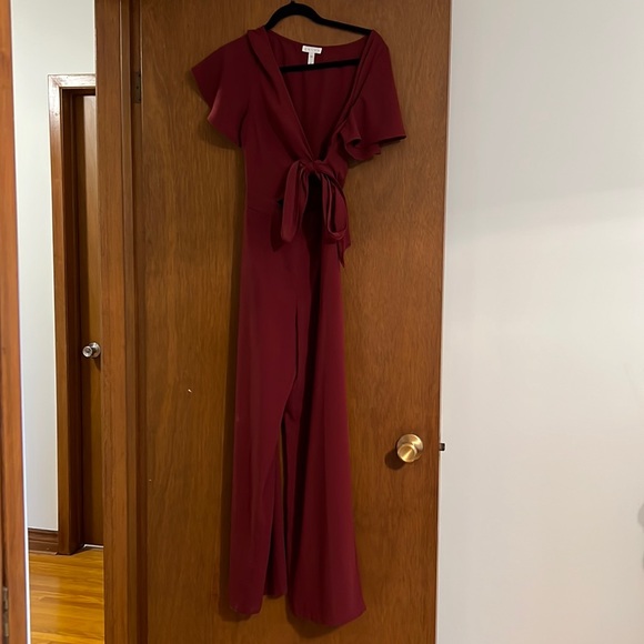 Leith pant romper/jumpsuit with tie xxs - Picture 1 of 3